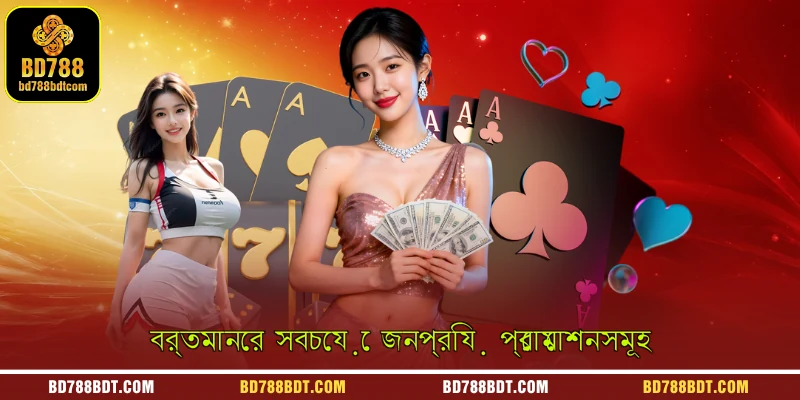 A promotional graphic displaying the most popular current betting promotions and live casino bonuses available for players