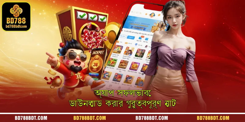 An instructional graphic highlighting the important notes and essential precautions required for successfully downloading the BD788 mobile app